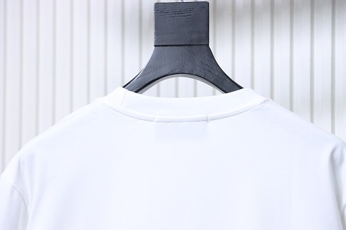 Prada Triangle Logo Pocket Long Sleeve Crew Neck T-shirt