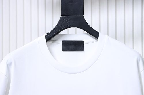 Prada Triangle Logo Pocket Long Sleeve Crew Neck T-shirt