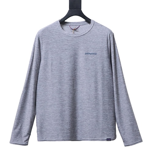 Patagonia Men's Capilene Cool Daily Graphic Long‑Sleeve Shirt Grey