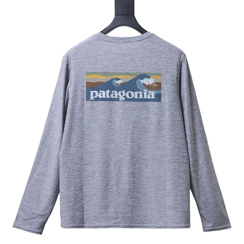 Patagonia Men's Capilene Cool Daily Graphic Long‑Sleeve Shirt Grey