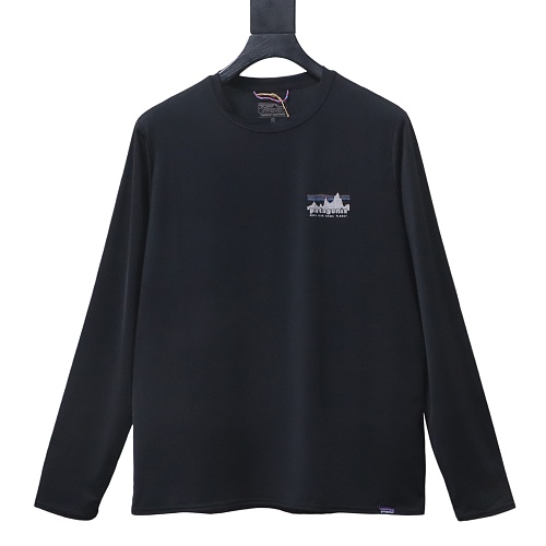 Patagonia Men's Long‑Sleeved Capilene Cool Daily Graphic Shirt Black
