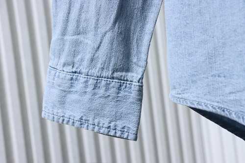 Ralph Lauren Classic‑Fit Cotton‑Chambray Button‑Down Shirt Blue