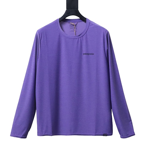 Patagonia Men's Capilene Cool Daily Graphic Long‑Sleeve Shirt Purple