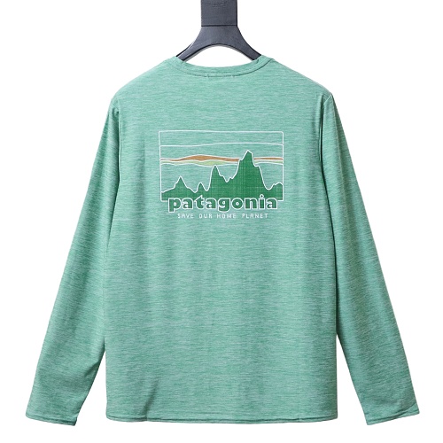 Patagonia Men's Long‑Sleeved Capilene Cool Daily Graphic Shirt Green