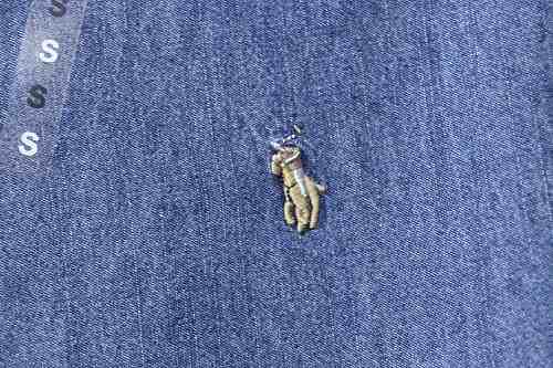 Ralph Lauren Classic‑Fit Cotton‑Chambray Button‑Down Shirt Deep Blue