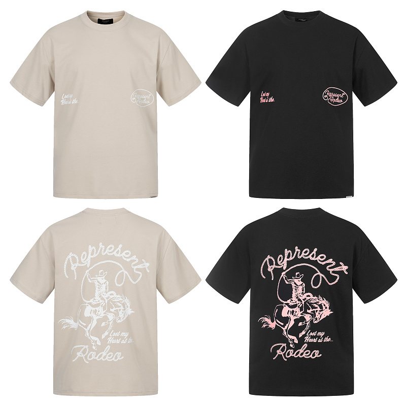 Represent Chain Stitch Rodeo T-Shirt-883#