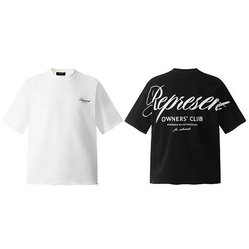 Represent Owners' Club Script T-Shirt-893#