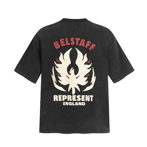 Represent x Belstaff Flame Phoenix T-Shirt-907#
