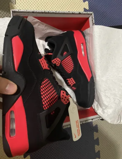 PK God Batch Air Jordan 4 Red Thunder CT8527-016 review F***l 02