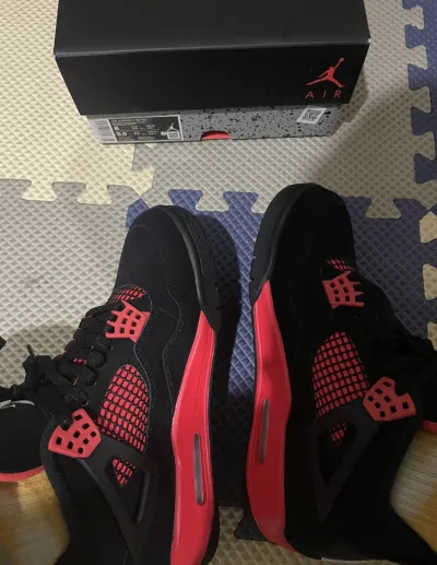 PK God Batch Air Jordan 4 Red Thunder CT8527-016 review F***l 03