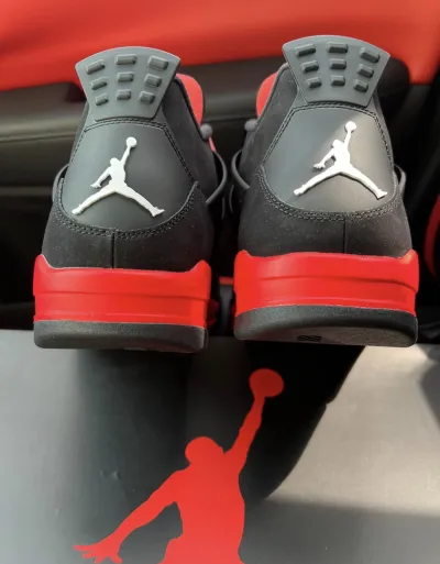 PK God Batch Air Jordan 4 Red Thunder CT8527-016 review Y*** 03