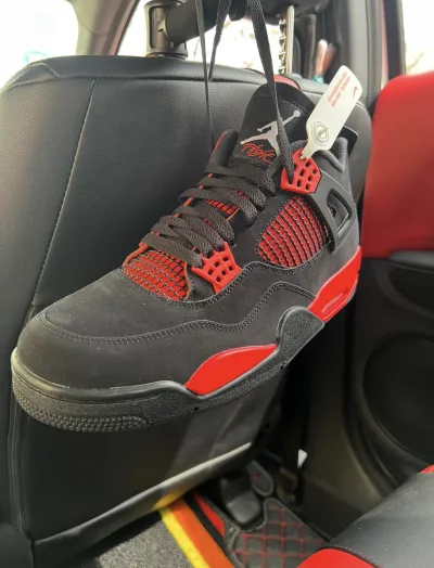 PK God Batch Air Jordan 4 Red Thunder CT8527-016 review Y*** 06