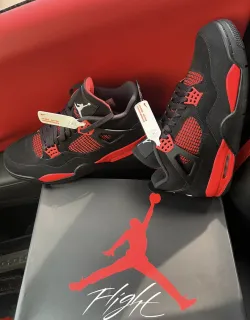 PK God Batch Air Jordan 4 Red Thunder CT8527-016 review Y*** 08