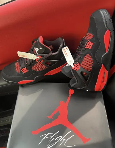 PK God Batch Air Jordan 4 Red Thunder CT8527-016 review Y*** 07