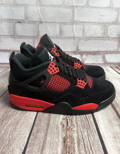 PK God Batch Air Jordan 4 Red Thunder CT8527-016 review L*** 01