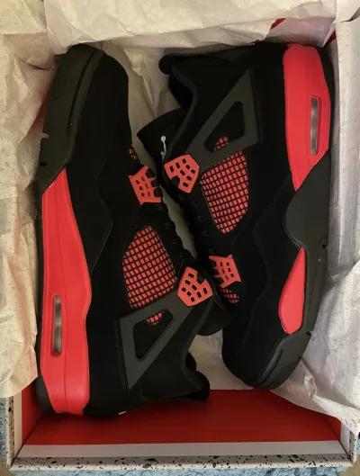 PK God Batch Air Jordan 4 Red Thunder CT8527-016 review N*** 01