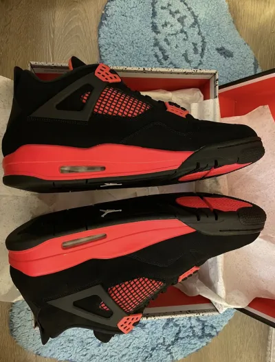 PK God Batch Air Jordan 4 Red Thunder CT8527-016 review N*** 02