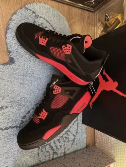 PK God Batch Air Jordan 4 Red Thunder CT8527-016 review N*** 04