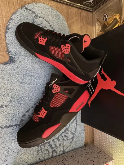 PK God Batch Air Jordan 4 Red Thunder CT8527-016 review N*** 03