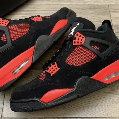 PK God Batch Air Jordan 4 Red Thunder CT8527-016 review C*** 01