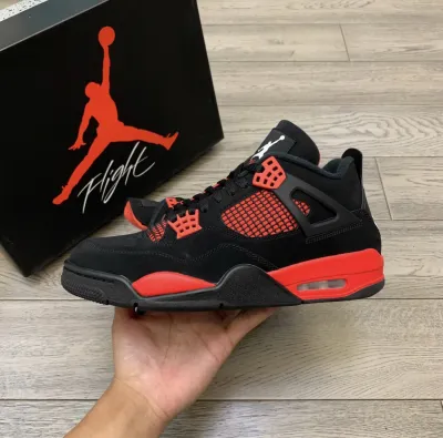 PK God Batch Air Jordan 4 Red Thunder CT8527-016 review C*** 02
