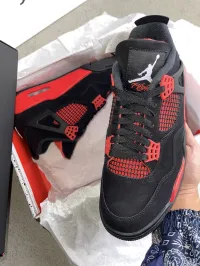 PK God Batch Air Jordan 4 Red Thunder CT8527-016 review 1
