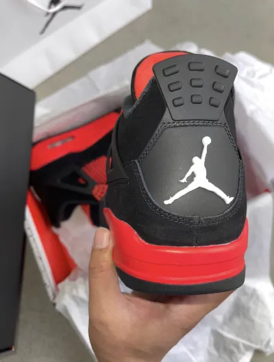 PK God Batch Air Jordan 4 Red Thunder CT8527-016 review D*** 03