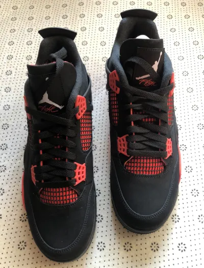 PK God Batch Air Jordan 4 Red Thunder CT8527-016 review B*** 03