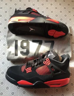 PK God Batch Air Jordan 4 Red Thunder CT8527-016 review B*** 05