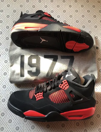PK God Batch Air Jordan 4 Red Thunder CT8527-016 review B*** 04
