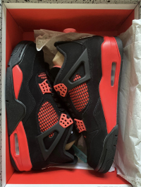 PK God Batch Air Jordan 4 Red Thunder CT8527-016 review 0