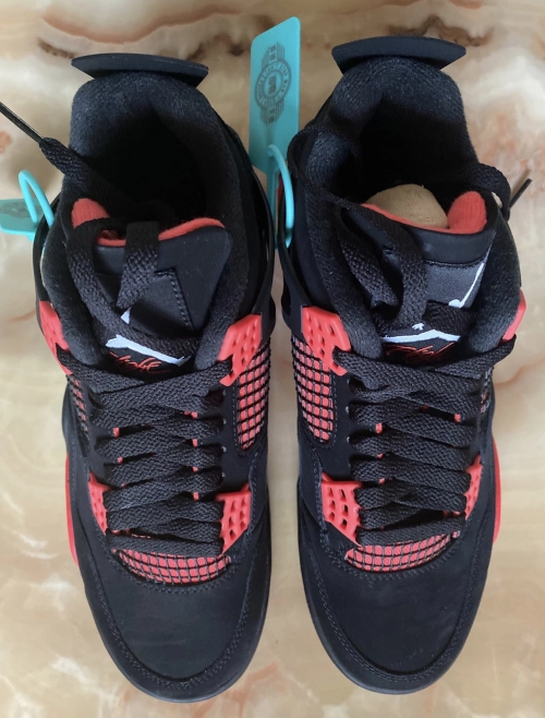 PK God Batch Air Jordan 4 Red Thunder CT8527-016 review 