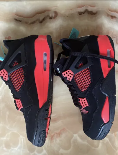 PK God Batch Air Jordan 4 Red Thunder CT8527-016 review N*** 01