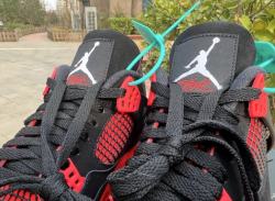 PK God Batch Air Jordan 4 Red Thunder CT8527-016 review D*** 03