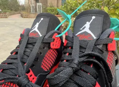 PK God Batch Air Jordan 4 Red Thunder CT8527-016 review D*** 02