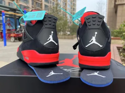 PK God Batch Air Jordan 4 Red Thunder CT8527-016 review D*** 04