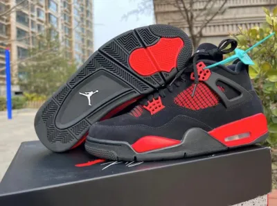 PK God Batch Air Jordan 4 Red Thunder CT8527-016 review D*** 05