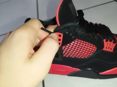 PK God Batch Air Jordan 4 Red Thunder CT8527-016 review Ciprian 01