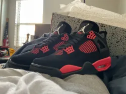 PK God Batch Air Jordan 4 Red Thunder CT8527-016 review Yuh