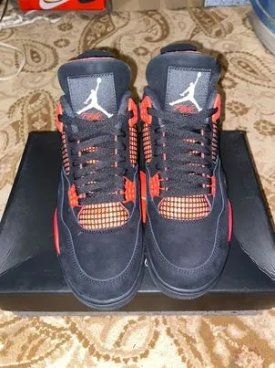 PK God Batch Air Jordan 4 Red Thunder CT8527-016 review B*** 01