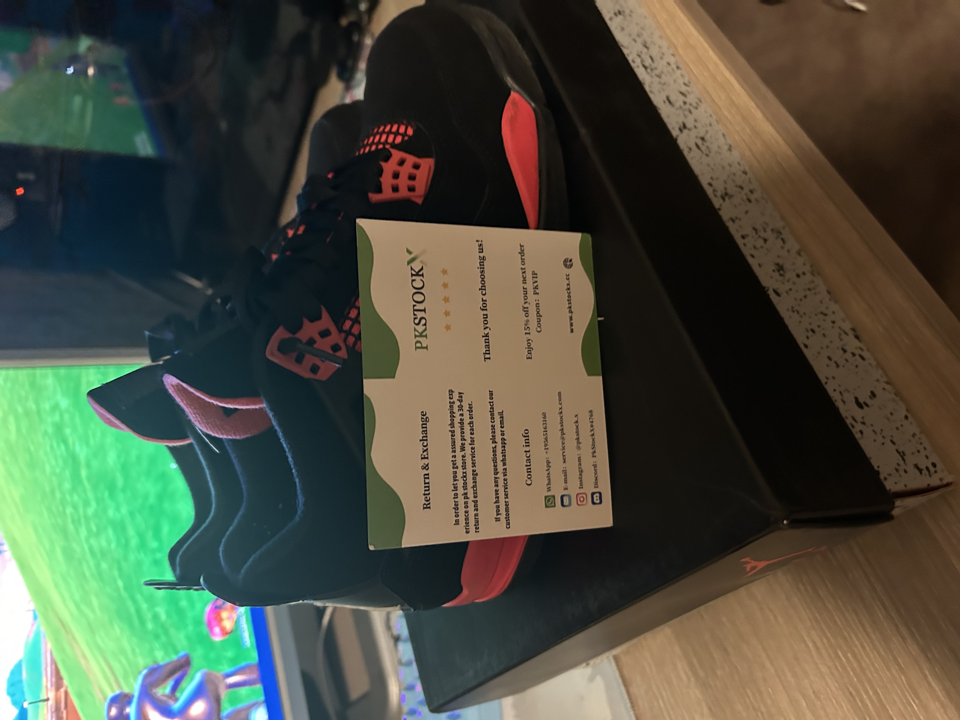 PK God Batch Air Jordan 4 Red Thunder CT8527-016 review jarne 02