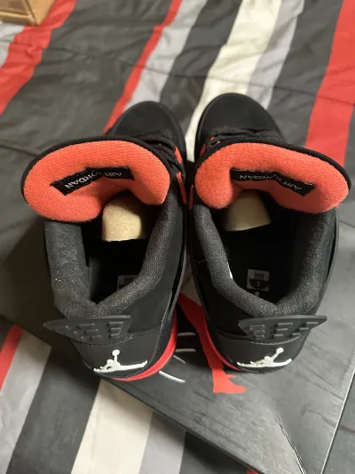 PK God Batch Air Jordan 4 Red Thunder CT8527-016 review VKTV 04