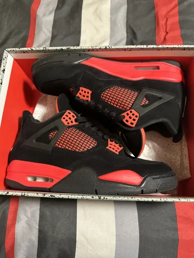 PK God Batch Air Jordan 4 Red Thunder CT8527-016 review VKTV 07