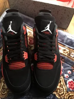 PK God Batch Air Jordan 4 Red Thunder CT8527-016 review K***