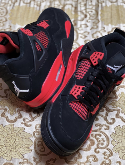 PK God Batch Air Jordan 4 Red Thunder CT8527-016 review L*** 01