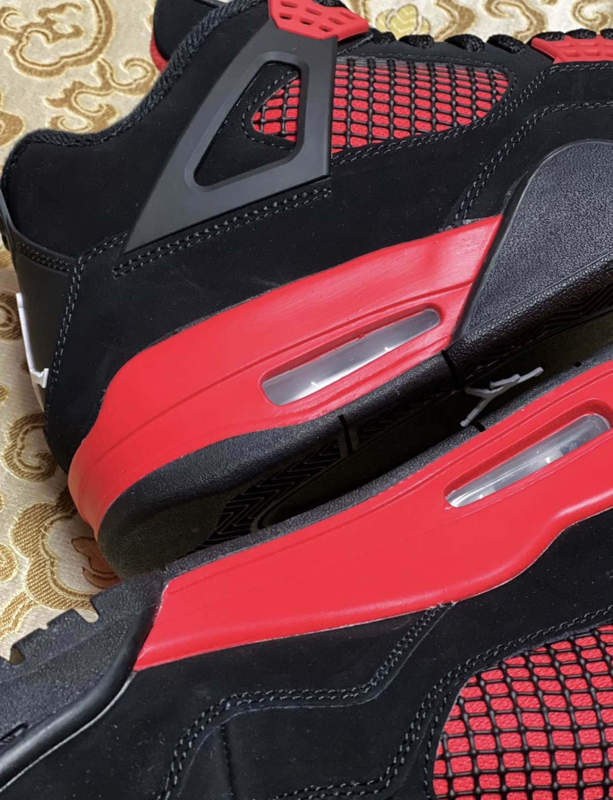 PK God Batch Air Jordan 4 Red Thunder CT8527-016 review L*** 04