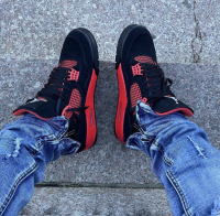 PK God Batch Air Jordan 4 Red Thunder CT8527-016 review 0