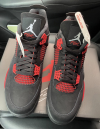 PK God Batch Air Jordan 4 Red Thunder CT8527-016 review 0
