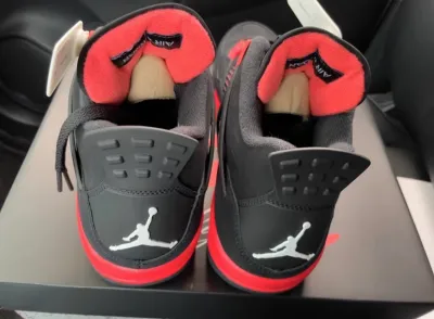 PK God Batch Air Jordan 4 Red Thunder CT8527-016 review G*** 02