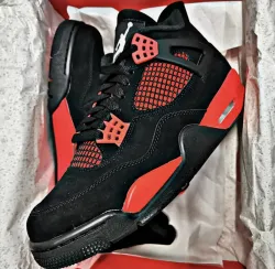 PK God Batch Air Jordan 4 Red Thunder CT8527-016 review P***